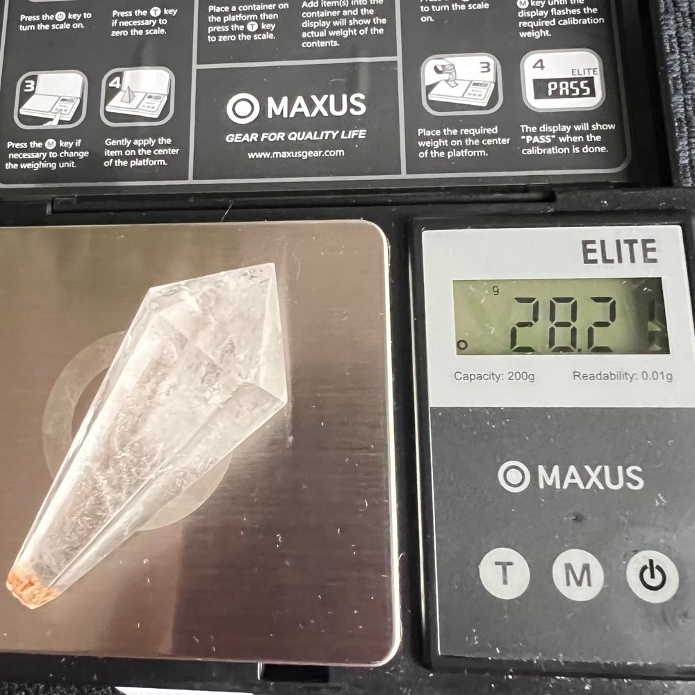 Clear Quartz Crystal Wand - Picture 12 of 12